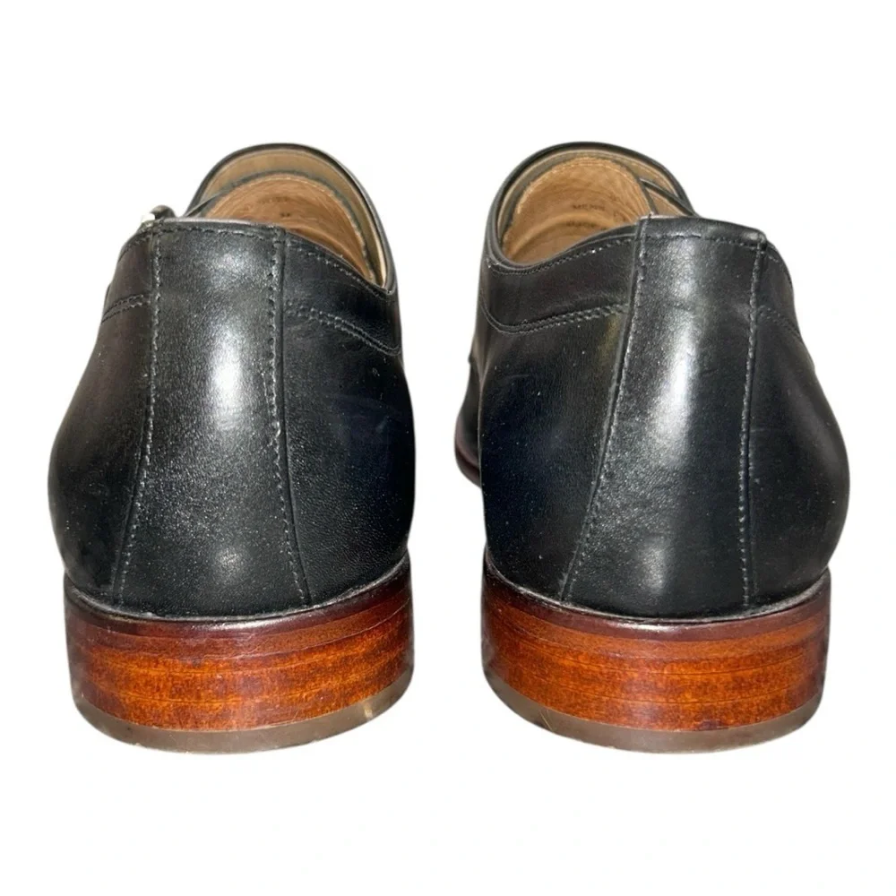 Johnston & Murphy McClain Monk Strap Black Leather Men’s 13 ME7